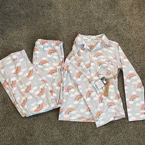 NWT Rae Dunn Rainbows Pajamas